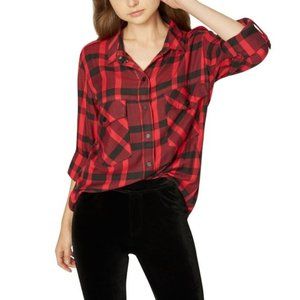 Sanctuary Clothing Boyfriend Button Up Shirt. M